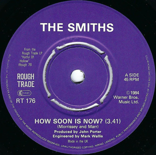 The Smiths : How Soon Is Now? (7", Single, Pus)