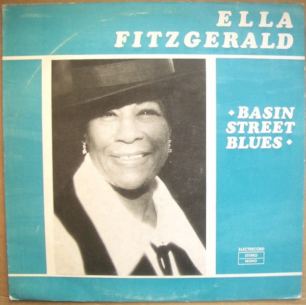 Ella Fitzgerald : Basin Street Blues (LP, Comp, RE)