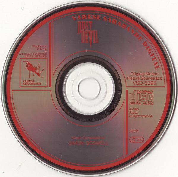 Simon Boswell : Dust Devil (CD, Album)