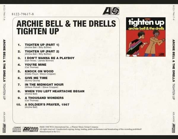 Archie Bell & The Drells : Tighten Up (CD, Album, RE, RM)