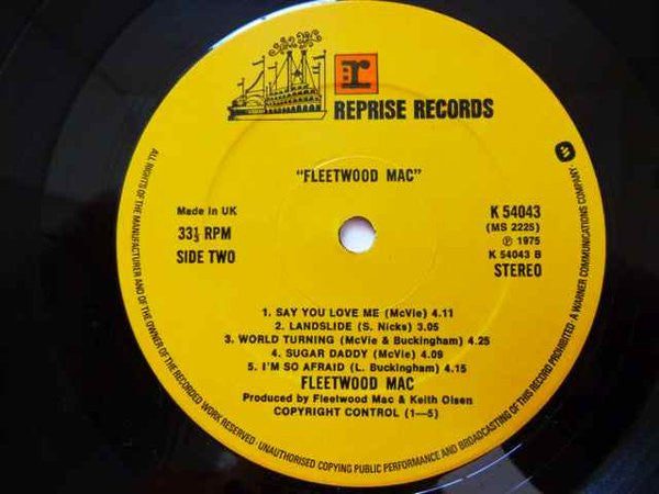 Fleetwood Mac : Fleetwood Mac (LP, Album, RP)