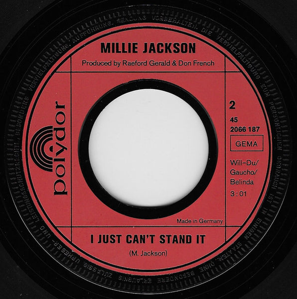 Millie Jackson : Ask Me What You Want / I Just Can't Stand It (7", Single)