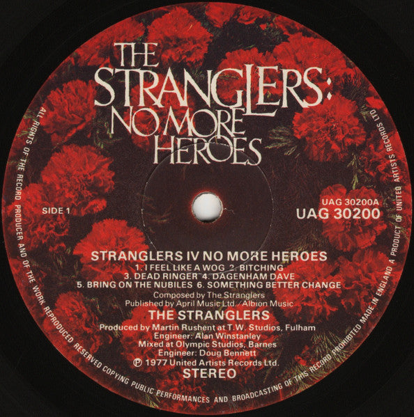 The Stranglers : No More Heroes (LP, Album)