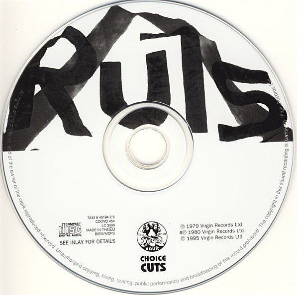 The Ruts : Something That I Said - The Best Of The Ruts (CD, Comp)