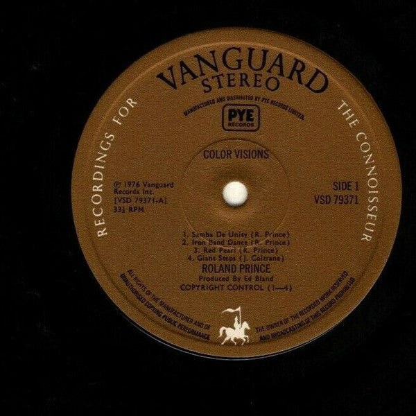 Roland Prince : Color Visions (LP, Album)