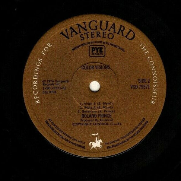 Roland Prince : Color Visions (LP, Album)