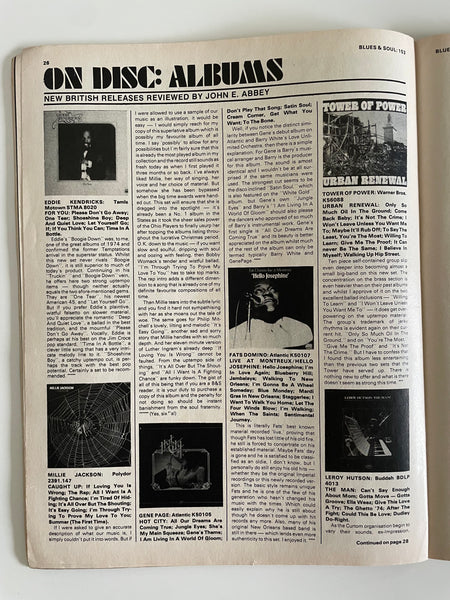 Blues & Soul Magazine - No. 154 Feb. 4-17, 1975