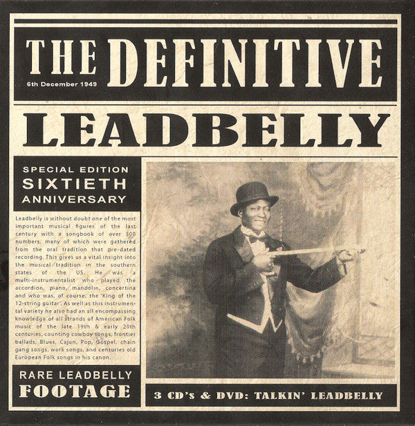 Leadbelly : The Definitive Leadbelly (3xCD, Comp + DVD + Box)