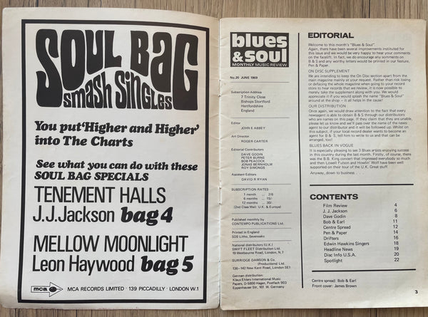Blues & Soul Monthly Music Review June 1969