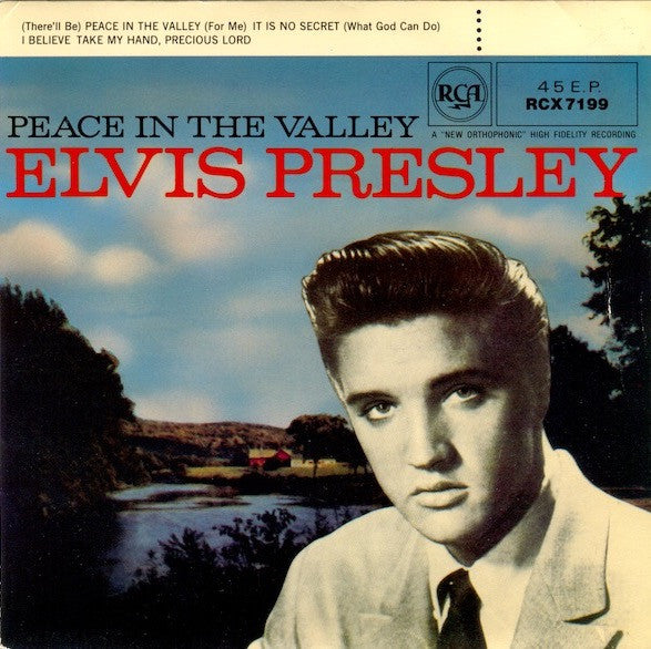 Elvis Presley : Peace In The Valley (7", EP, Mono, RE, RM)