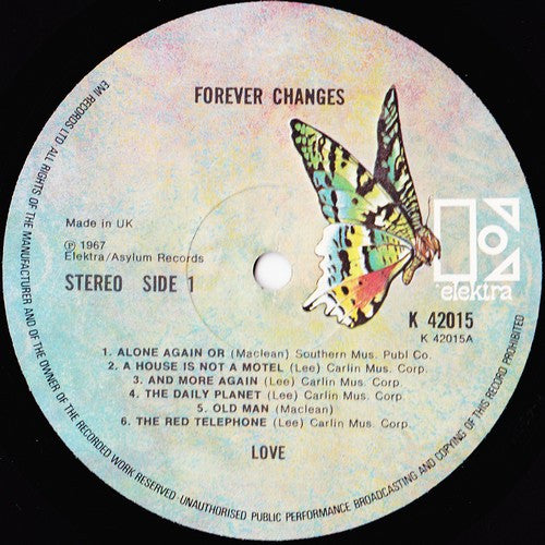 Love : Forever Changes (LP, Album, RE)