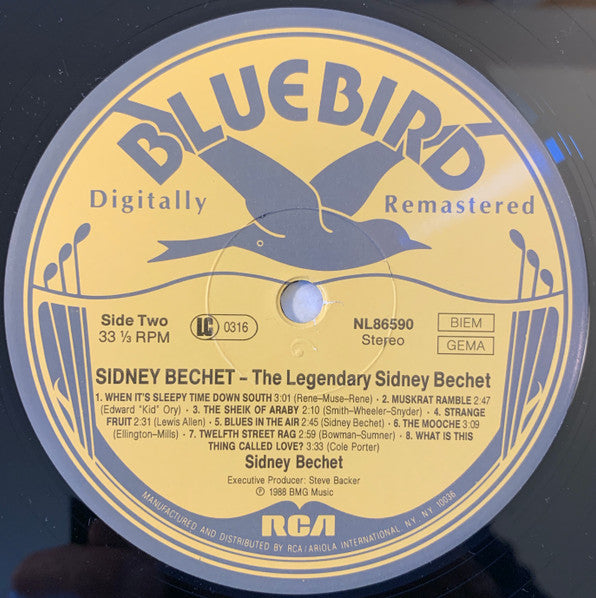 Sidney Bechet : The Legendary Sidney Bechet (LP, Comp, RM)