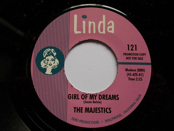 The Majestics (11) : (I Love Her So Much) It Hurts Me / Girl Of My Dreams (7", Single, RP)