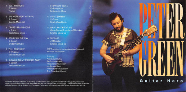 Peter Green (2) : Guitar Hero (CD, Album, RE)