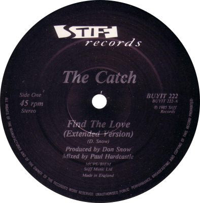 The Catch : Find The Love (12")