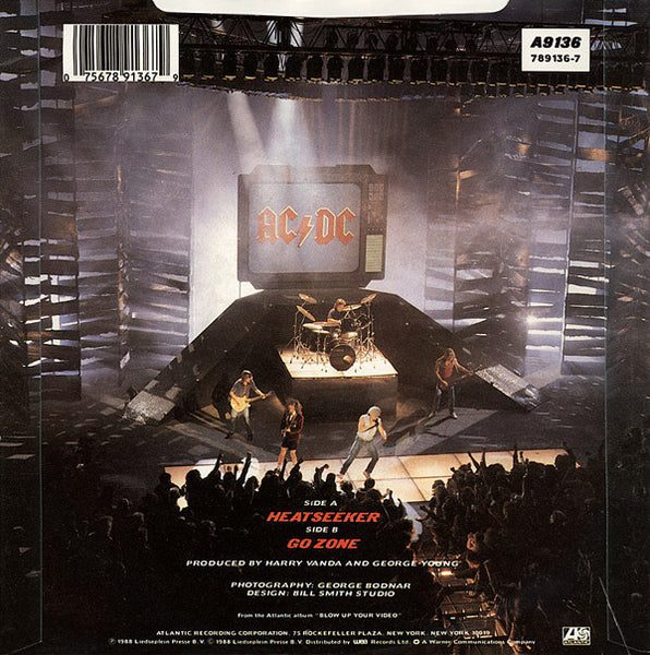 AC/DC : Heatseeker (7", Single, Jukebox, Sil)