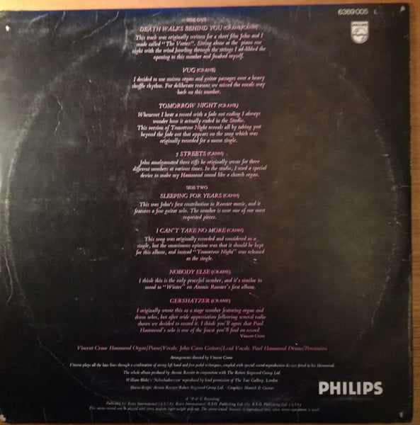 Atomic Rooster : Death Walks Behind You (LP, Album)