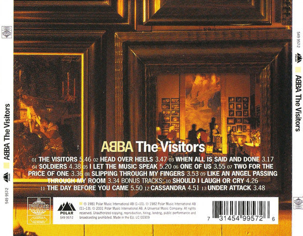 ABBA : The Visitors (CD, Album, RE, RM, Uni)