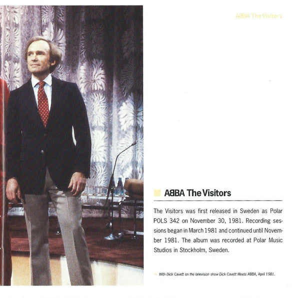 ABBA : The Visitors (CD, Album, RE, RM, Uni)