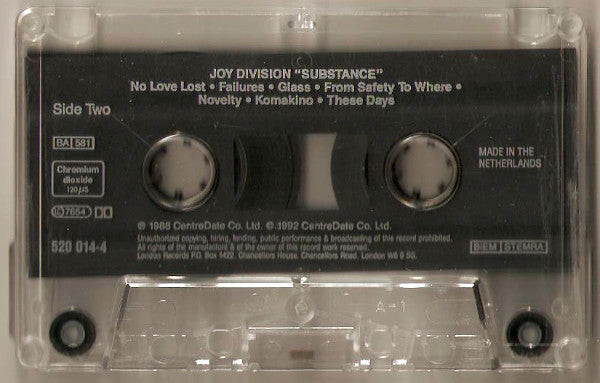 Joy Division : Substance (Cass, Comp, RE)