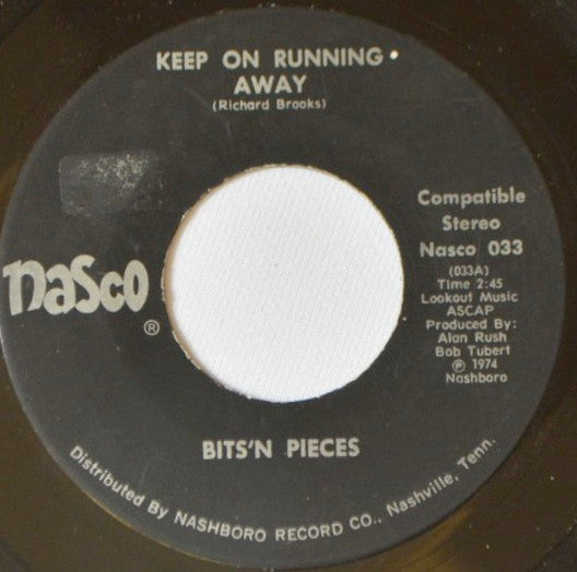Bits'N Pieces : Keep On Running Away (7", RP)