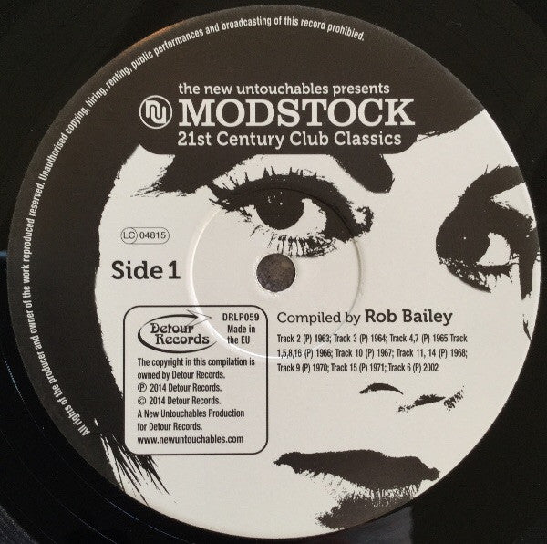 Various : The New Untouchables Presents Modstock 21st Century Club Classics (LP, Comp)