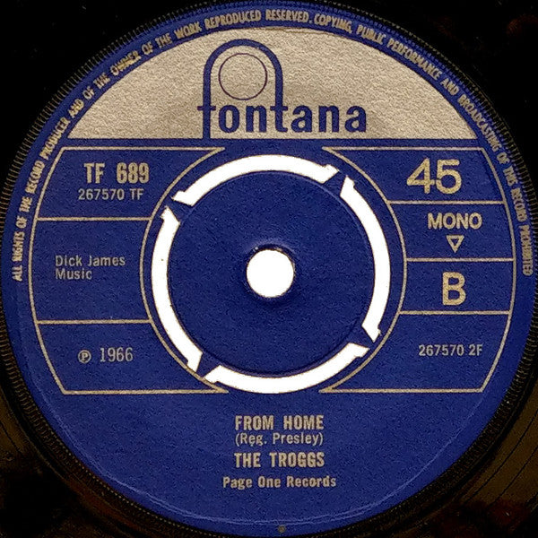 The Troggs : Wild Thing (7", Single, Mono, 4-P)