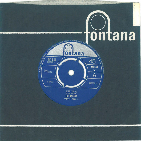 The Troggs : Wild Thing (7", Single, Mono, 4-P)
