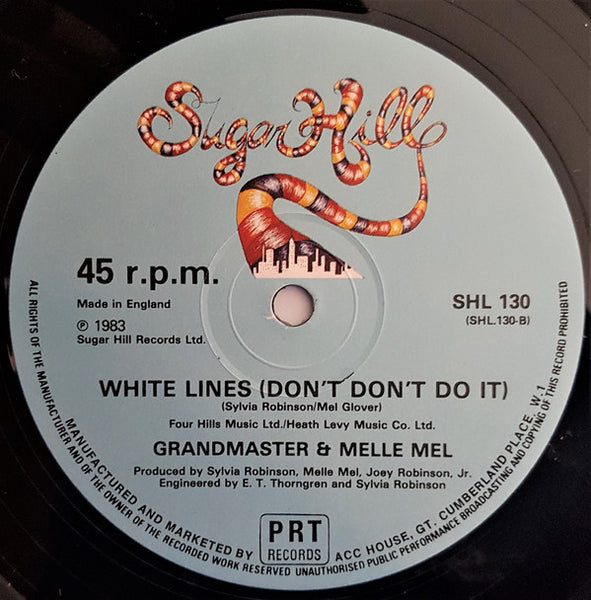 Grandmaster & Melle Mel* : White Lines (Don't Don't Do It) (12", 4 t)