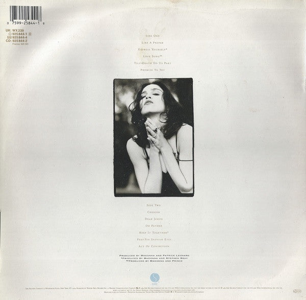 Madonna : Like A Prayer (LP, Album)