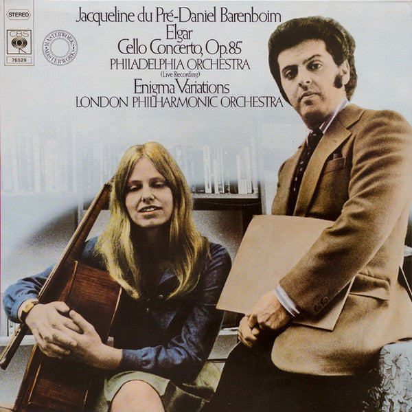 Elgar*, Jacqueline Du Pré, Daniel Barenboim, Philadelphia Orchestra*, London Philharmonic Orchestra : Cello Concerto, Op. 85 / Enigma" Variations (LP)