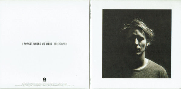 Ben Howard (2) : I Forget Where We Were (CD, Album, Gat)