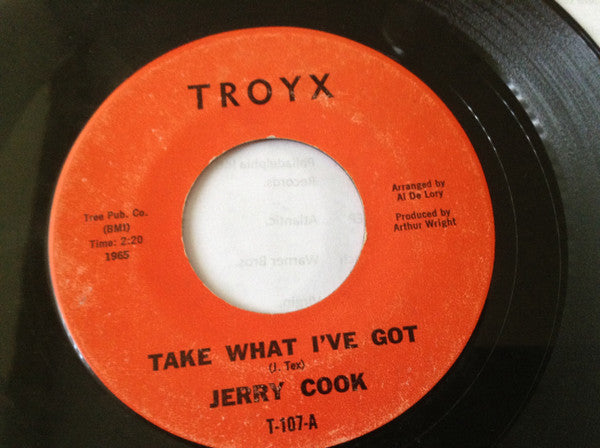 Jerry Cook : I Hurt On The Other Side / Take What I've Got (7", Unofficial)