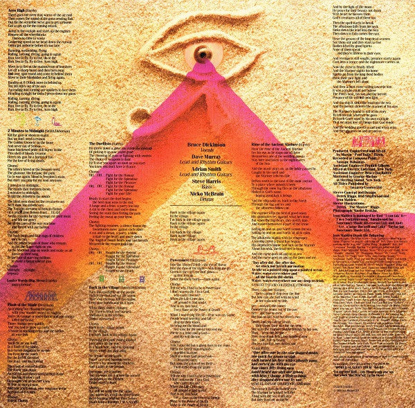 Iron Maiden : Powerslave (LP, Album, RE)