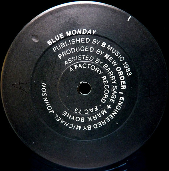 New Order : Blue Monday (12", Single, RP, A2/)