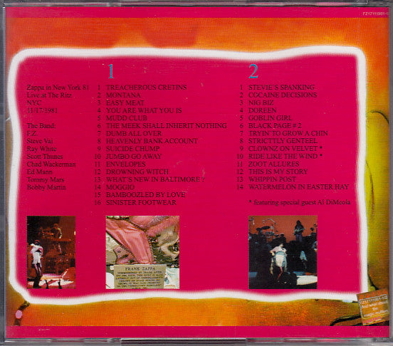 Zappa* : Zappa In New York '81 (2xCD, Unofficial)
