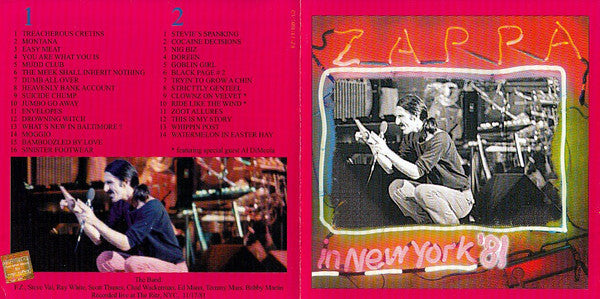 Zappa* : Zappa In New York '81 (2xCD, Unofficial)
