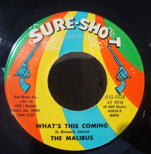 The Malibus (5) : Gee Baby (I Love You)  (7", Mono, RE)
