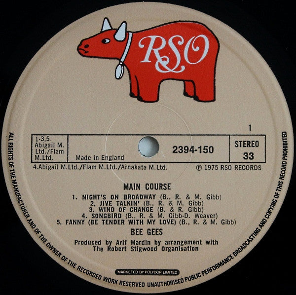 Bee Gees : Main Course (LP, Album)