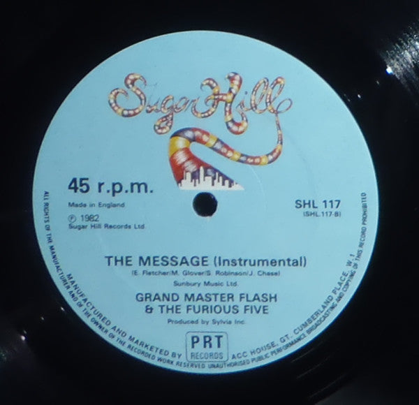 Grand Master Flash & The Furious Five* : The Message (12")