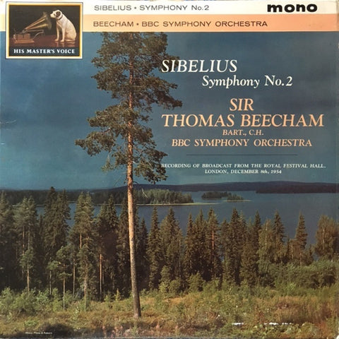 Sibelius*, Sir Thomas Beecham, BBC Symphony Orchestra : Symphony No.2 (LP, Mono)