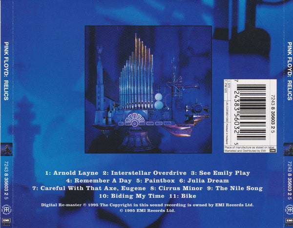 Pink Floyd : Relics (CD, Comp, RE, RM, RP)