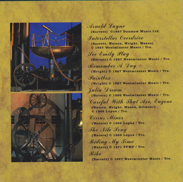 Pink Floyd : Relics (CD, Comp, RE, RM, RP)