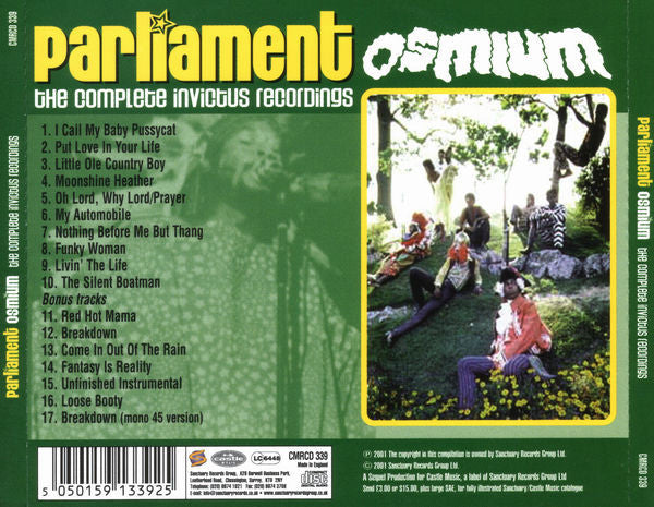 Parliament : Osmium (CD, Album, RE, RM)