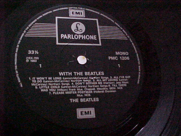 The Beatles : With The Beatles (LP, Album, Mono, RE, RM, DMM)