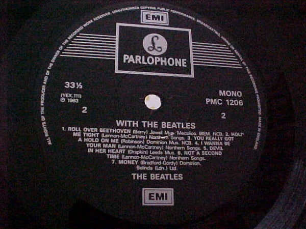 The Beatles : With The Beatles (LP, Album, Mono, RE, RM, DMM)