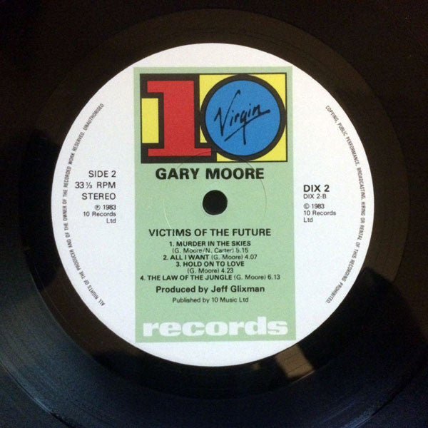 Gary Moore : Victims Of The Future (LP, Album, Ltd)