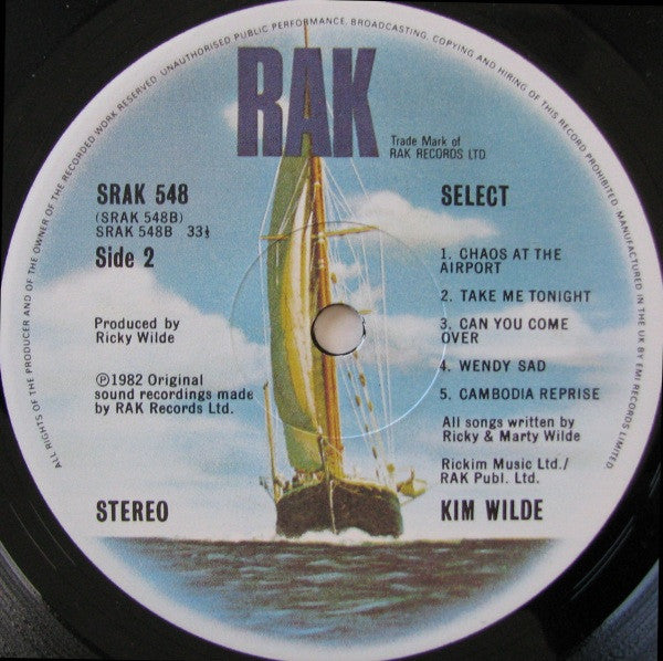 Kim Wilde : Select (LP, Album)