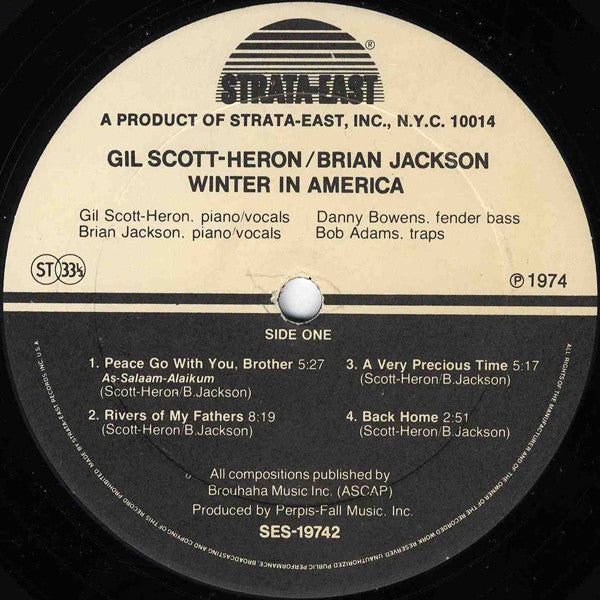 Gil Scott-Heron / Brian Jackson* : Winter In America (LP, Album, Gat)