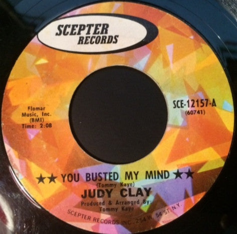 Judy Clay : You Busted My Mind (7", Single, RE)